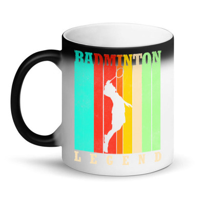 Badminton T  Shirt Badminton Legend T  Shirt Magic Mug Designed By Gwilderman541