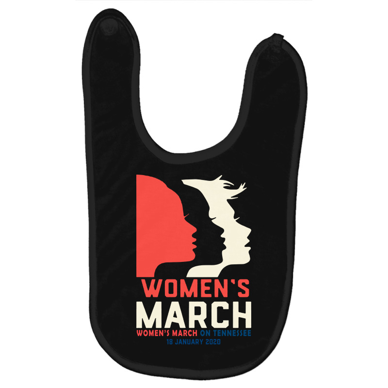 Women's March 2020 On Tennessee Baby Bibs by Creative Tees | Artistshot