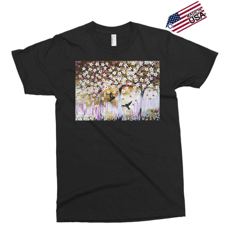 Cherry Blossom T  Shirt White And Brown Exclusive T-shirt by hiram84349 | Artistshot