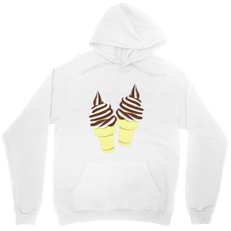 Ice Cream Cone Couple Unisex Hoodie by ririnai | Artistshot