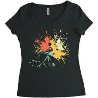 Stargazing T  Shirt S T A R G A Z I N G I N K S P L A S H T  Shirt Women's Triblend Scoop T-shirt | Artistshot