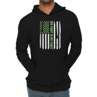 His Fight   American Flag Epilepsy Lightweight Hoodie | Artistshot