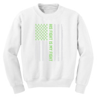 His Fight   American Flag Epilepsy Youth Sweatshirt | Artistshot