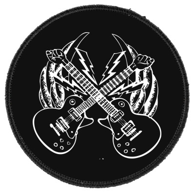 Guitar Round Patch Designed By Estore