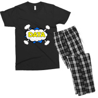 Funny Data Design Men's T-shirt Pajama Set | Artistshot