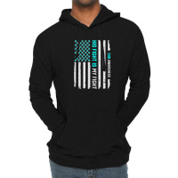 His Fight American Flag Congenital Lightweight Hoodie | Artistshot