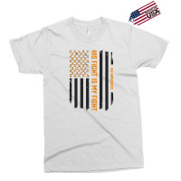 His Fight Is My Fight   Als Awareness American Flag Exclusive T-shirt | Artistshot