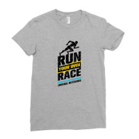 Run Your Own Race Ladies Fitted T-shirt | Artistshot