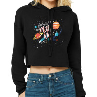 Greetings From The Milky Way Cropped Hoodie | Artistshot