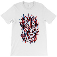 Abstract Lines Surreal Magic Eyes 3d Black T-shirt | Artistshot