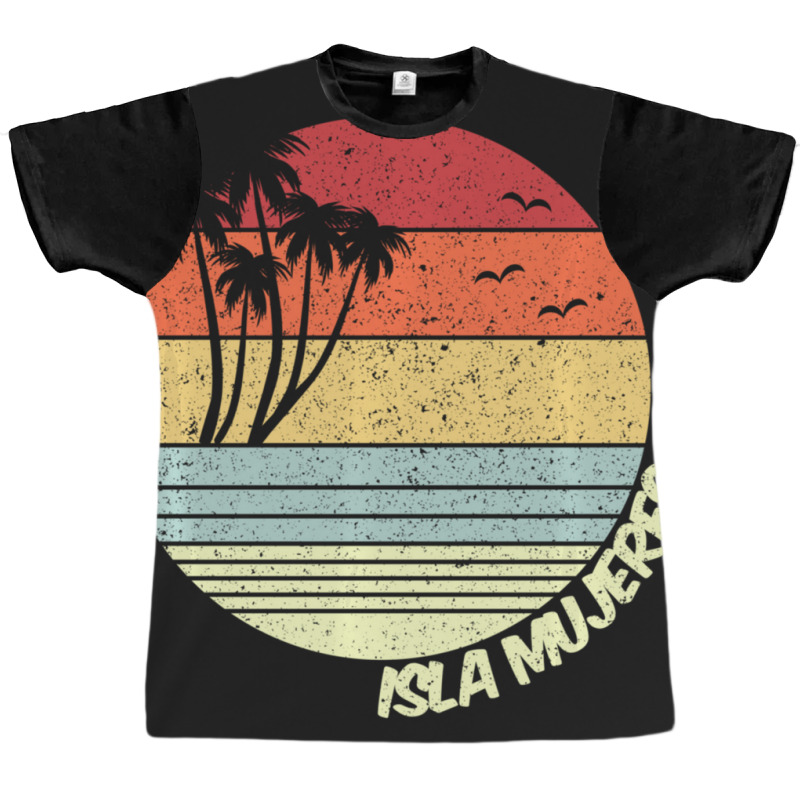 Isla Mujeres Mexico Beach Vacation Souvenir Graphic T-shirt by behindcedar22 | Artistshot