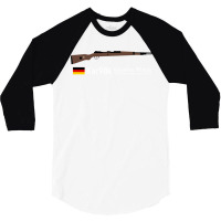 Kar98k Karabiner 98 Kurz 1935 German Standard Service Rifle Historical 3/4 Sleeve Shirt | Artistshot