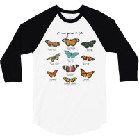 You Are Beautiful Bible Verse Religious Christian Butterfly 3/4 Sleeve Shirt | Artistshot