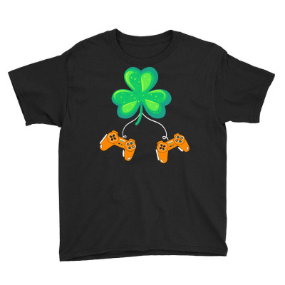 Clover Video Game Saint Patrick T  Shirt Clover Video Game Saint Patri Youth Tee Designed By Ewaldhaag