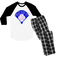 If You Built It He Will Come   Field Of Dreams Men's 3/4 Sleeve Pajama Set | Artistshot