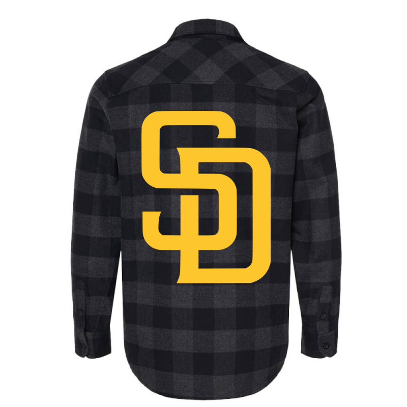 San Diego Padres Upcycled Flannel Shirts Baseball Shirt 