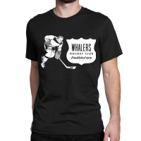 Vintage Hockey Whalers White Whalers Wordmark Classic T-shirt | Artistshot