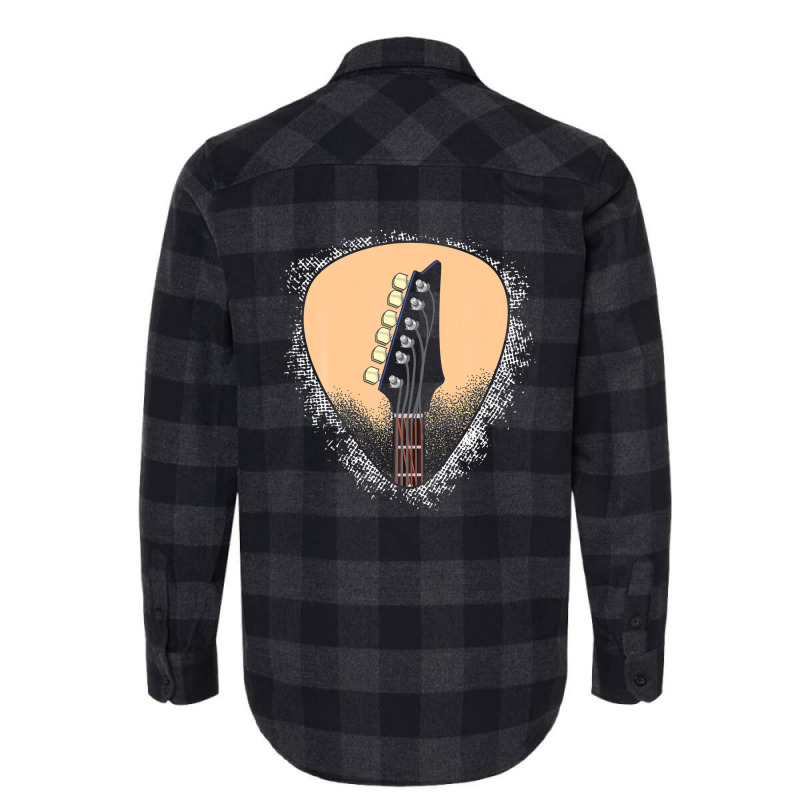 Guitarist Mediator Guitar Player Music Guitar Pick Guitar Flannel Shirt by rakinybluvic | Artistshot