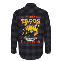 It's Raining Tacos Funny Taco Kids Girls Boys Gift Flannel Shirt | Artistshot