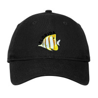 Florida Butterfly Fish, Tropical Coral Marine Animal Adjustable Cap | Artistshot