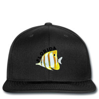 Florida Butterfly Fish, Tropical Coral Marine Animal Printed Hat | Artistshot