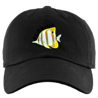 Florida Butterfly Fish, Tropical Coral Marine Animal Kids Cap | Artistshot