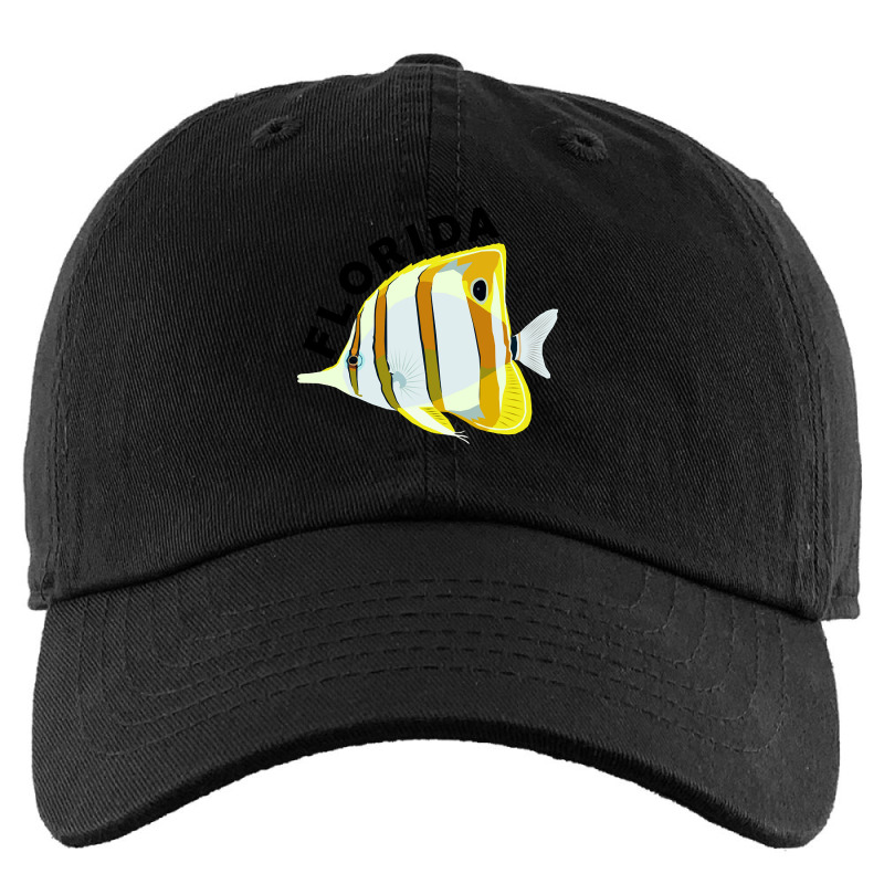 Florida Butterfly Fish, Tropical Coral Marine Animal Kids Cap | Artistshot