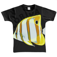 Florida Butterfly Fish, Tropical Coral Marine Animal Graphic Youth T-shirt | Artistshot