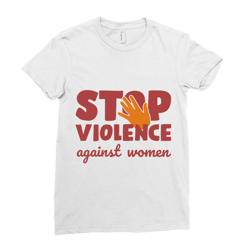 Stop Violence Against Women - International Women's Day Ladies Fitted T-Shirt by sheldyrivaldi | Artistshot