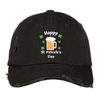 St Patricks Day T  Shirt Happy St Patricks Day Vintage Cap | Artistshot