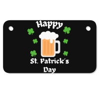 St Patricks Day T  Shirt Happy St Patricks Day Motorcycle License Plate | Artistshot