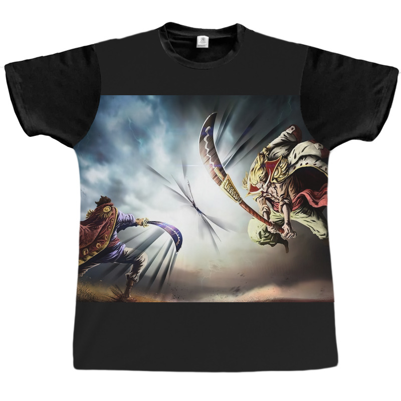 Gold D Roger And Whitebeard Graphic T-shirt | Artistshot