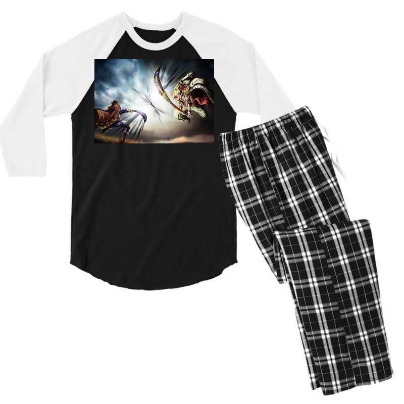 Gold D Roger And Whitebeard Men's 3/4 Sleeve Pajama Set | Artistshot