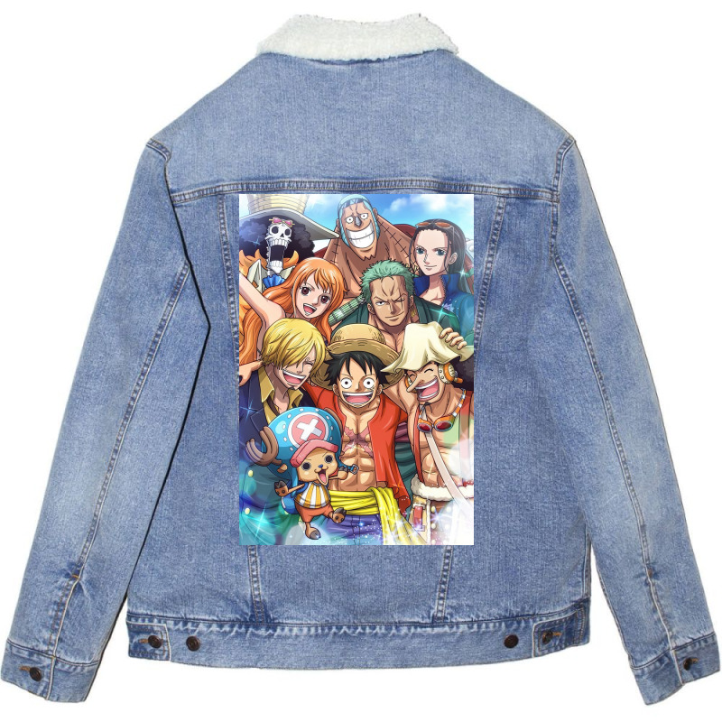 Luffy Crew Unisex Sherpa-lined Denim Jacket | Artistshot