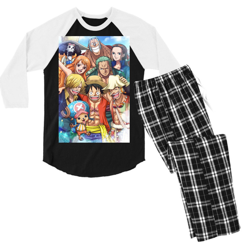 Luffy Crew Men's 3/4 Sleeve Pajama Set | Artistshot