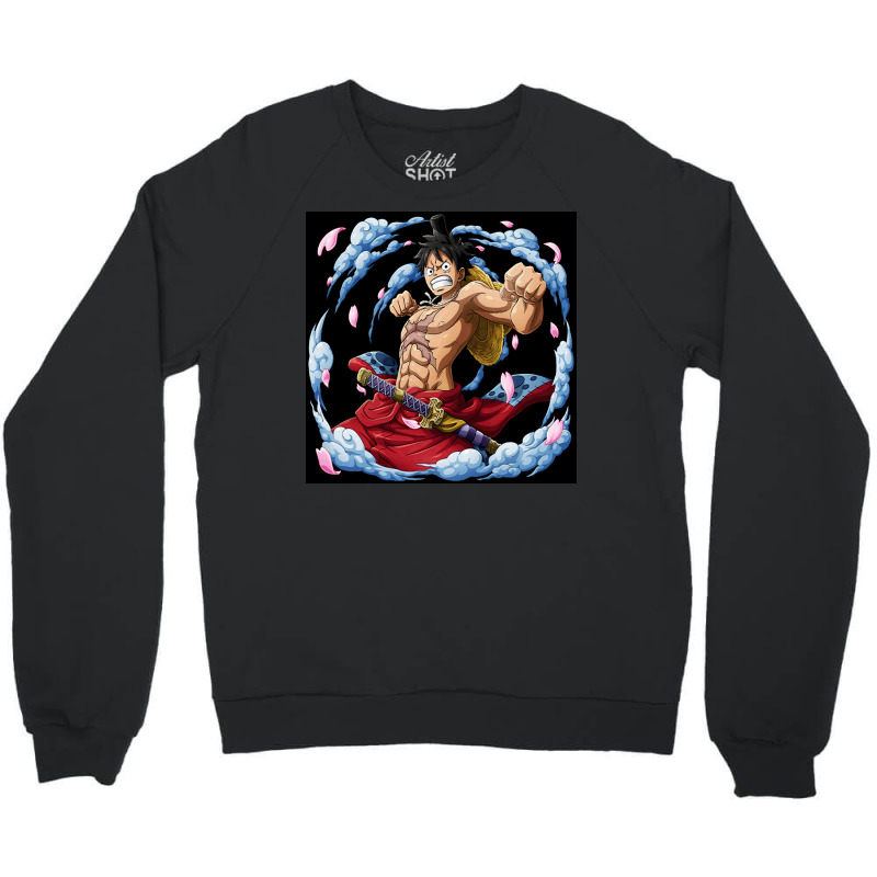 Anime Luffy Crewneck Sweatshirt | Artistshot