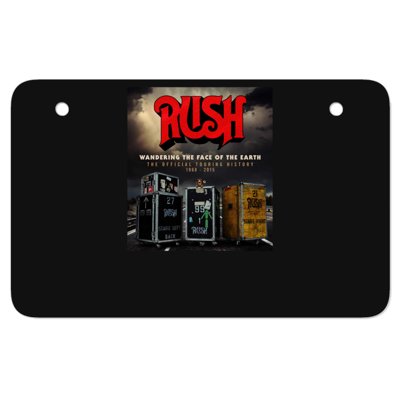 Rush' Wandering The Of The Earth Atv License Plate | Artistshot