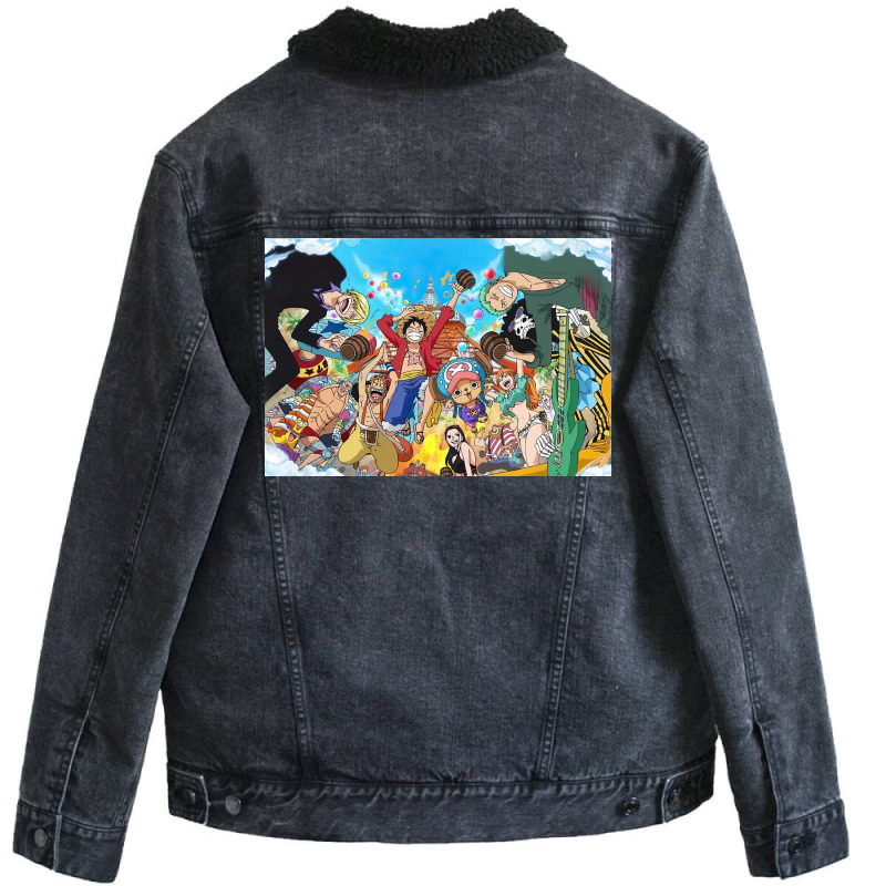 One Piece Unisex Sherpa-lined Denim Jacket | Artistshot