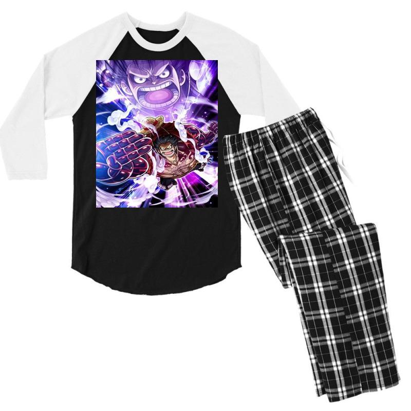 Luffy Gear Fourth Men's 3/4 Sleeve Pajama Set | Artistshot