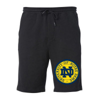 University Notre D Fleece Short | Artistshot