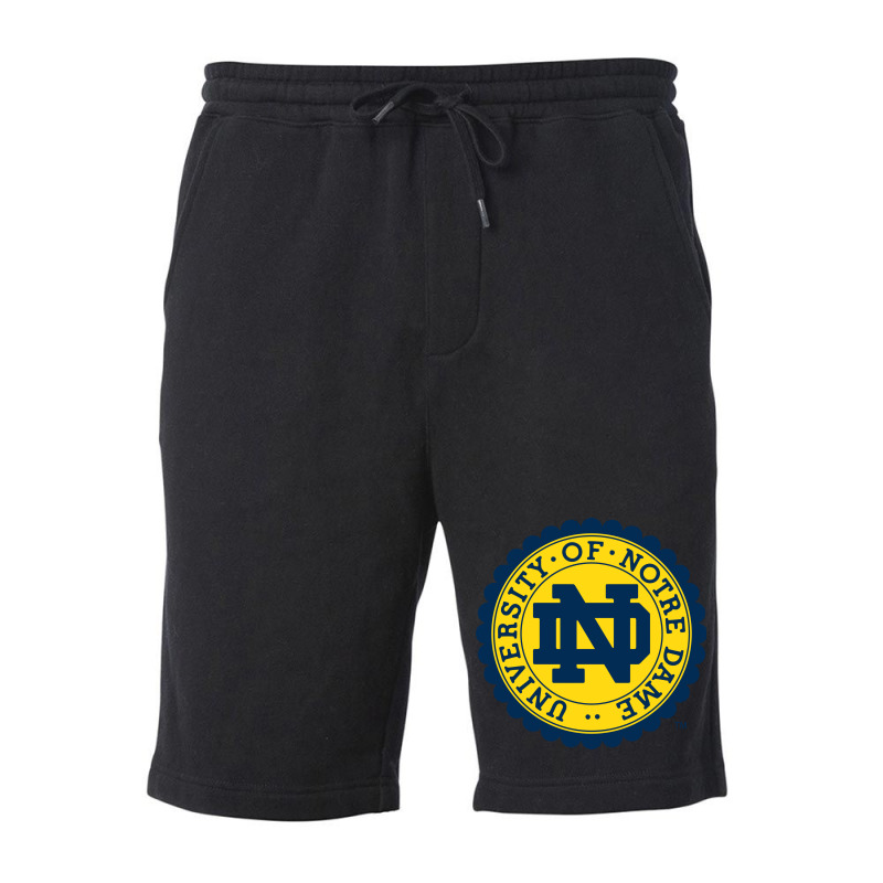 University Notre D Fleece Short | Artistshot