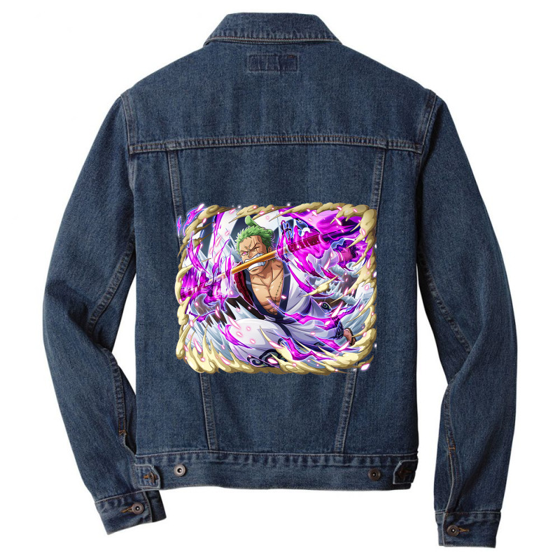 Roronoa Zoro Art Men Denim Jacket | Artistshot