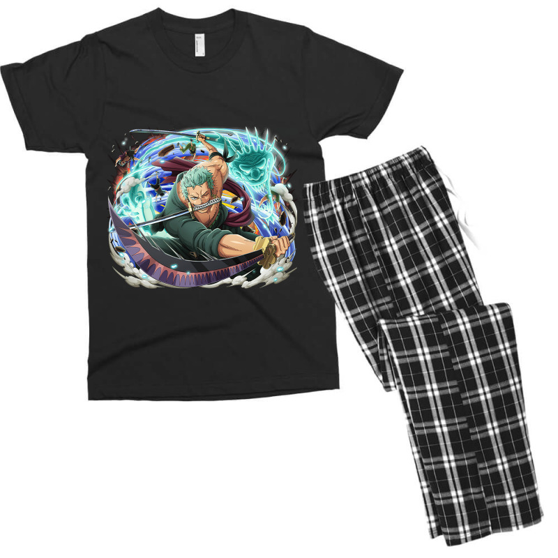 Roronoa Zoro 3 Saber Men's T-shirt Pajama Set | Artistshot