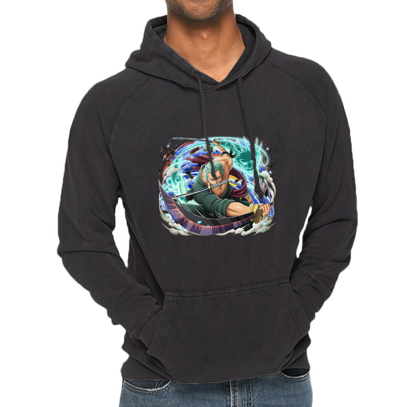 Roronoa Zoro 3 Saber Vintage Hoodie | Artistshot