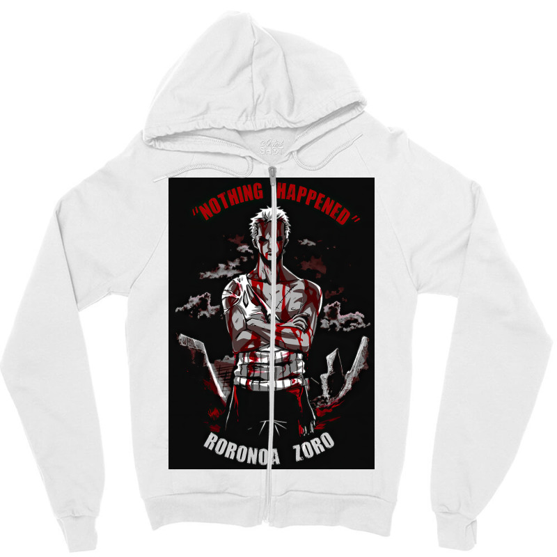 Zoro Zipper Hoodie | Artistshot