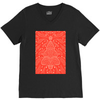 Ethnic Christmas Tree V-neck Tee | Artistshot