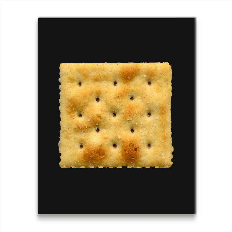 White Saltine Soda Cracker Metal Print Vertical | Artistshot