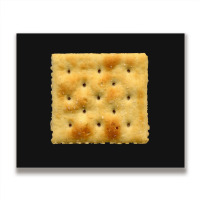 White Saltine Soda Cracker Metal Print Horizontal | Artistshot