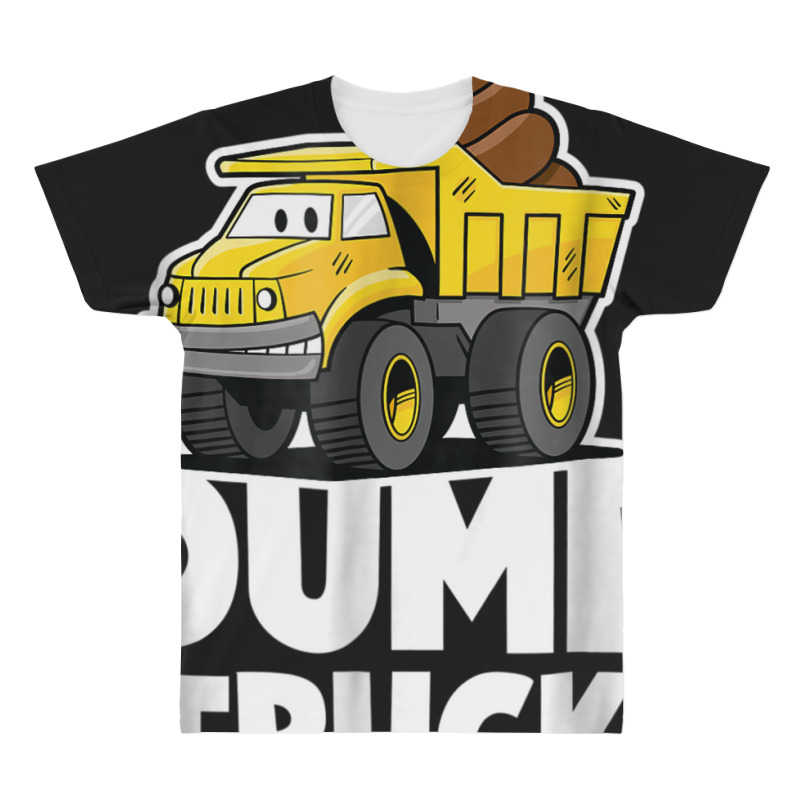 Funny Dump Truck Poop  For Boys Girls And Kids All Over Men's T-shirt | Artistshot