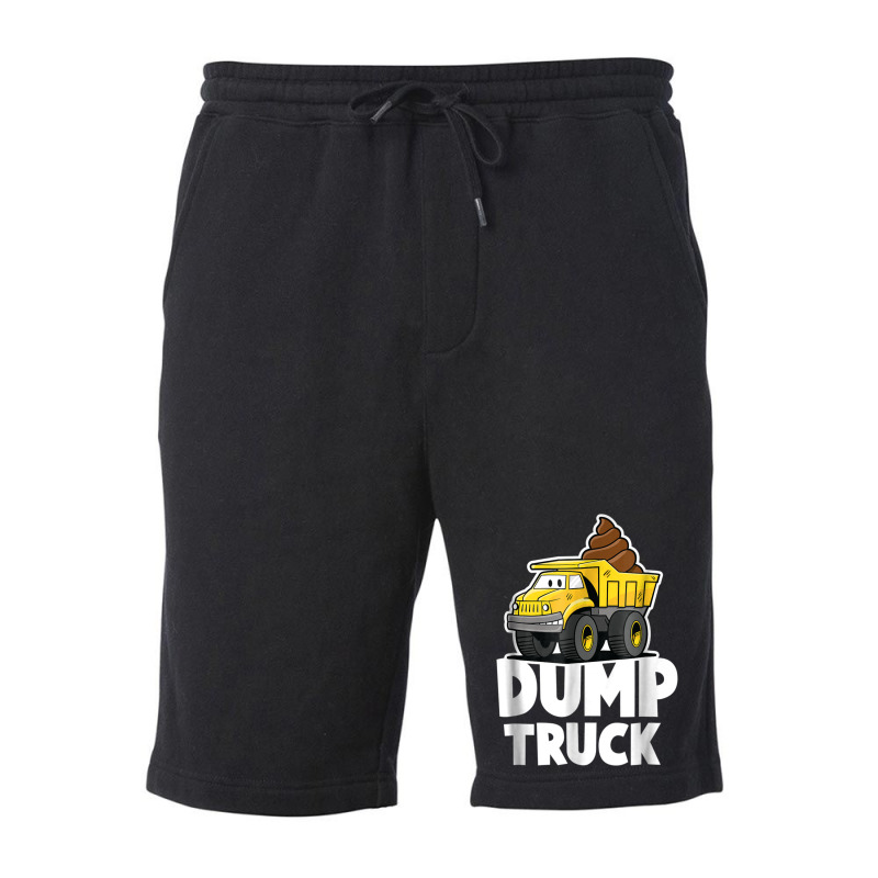 Funny Dump Truck Poop  For Boys Girls And Kids Fleece Short | Artistshot